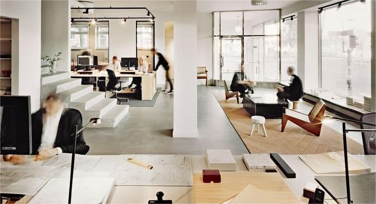 Modern office workspace